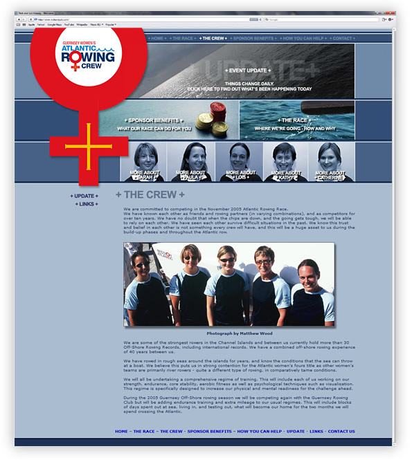 Mission Atlantic Rowing Website
